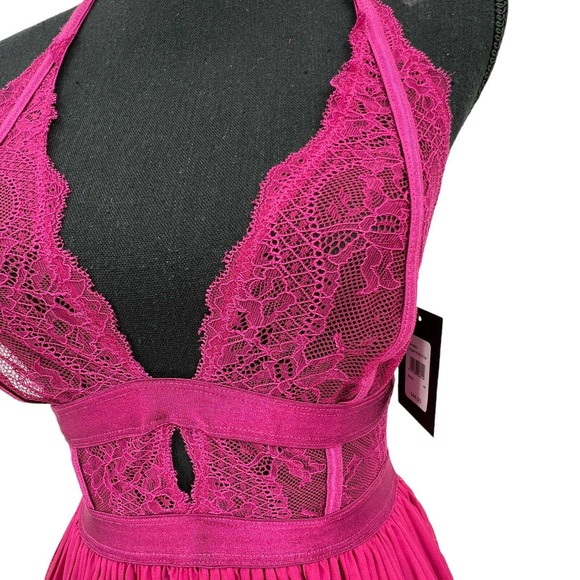 New Frederick's Of Hollywood‎ Jaymes Lace & Mesh Babydoll Nightie Medium - Picture 6 of 8